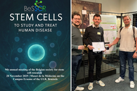 Guillaume Paulissen wins Best Poster Prize at the 9th Annual Meeting of the Belgian Society for Stem Cell Research (BeSSCR) in Brussels