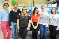 Portrait of the month: Florence Chainiaux's research team